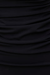 Dynamite Outlets | Bria Sculpt Mock Neck Maxi Dress Black
