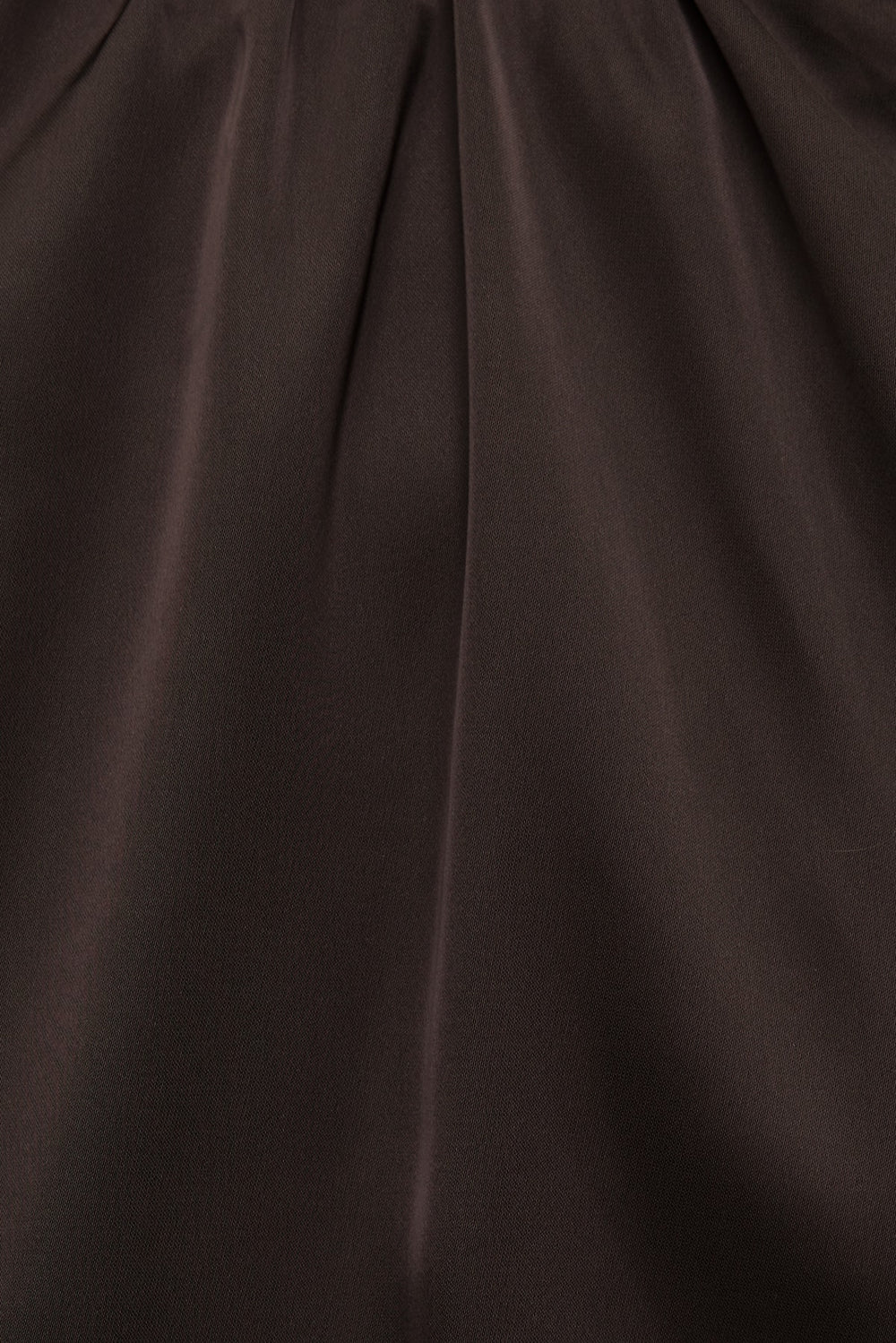 Dynamite Website Shop | Paloma Bubble Satin Halter Blouse Brown