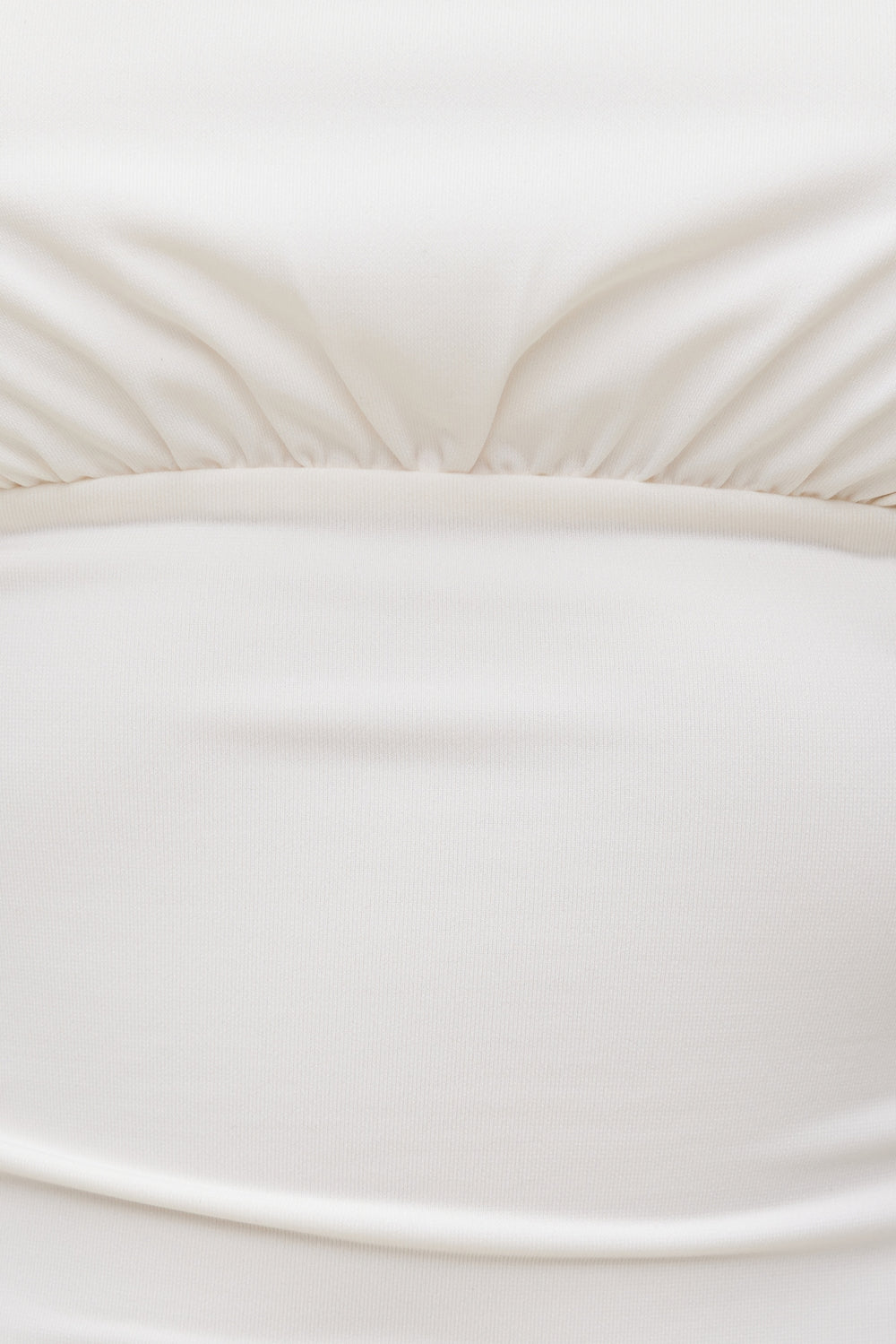 Dynamite US | Sculpt Cinched Waist Top White
