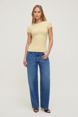 Dynamite Store | Rumi Crewneck T Shirt Yellow