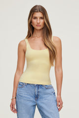 Dynamite Outlet | Scoop Neck Tank Top Yellow