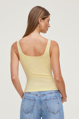 Dynamite Outlet | Scoop Neck Tank Top Yellow