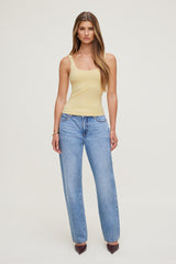 Dynamite Outlet | Scoop Neck Tank Top Yellow