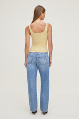 Dynamite Outlet | Scoop Neck Tank Top Yellow