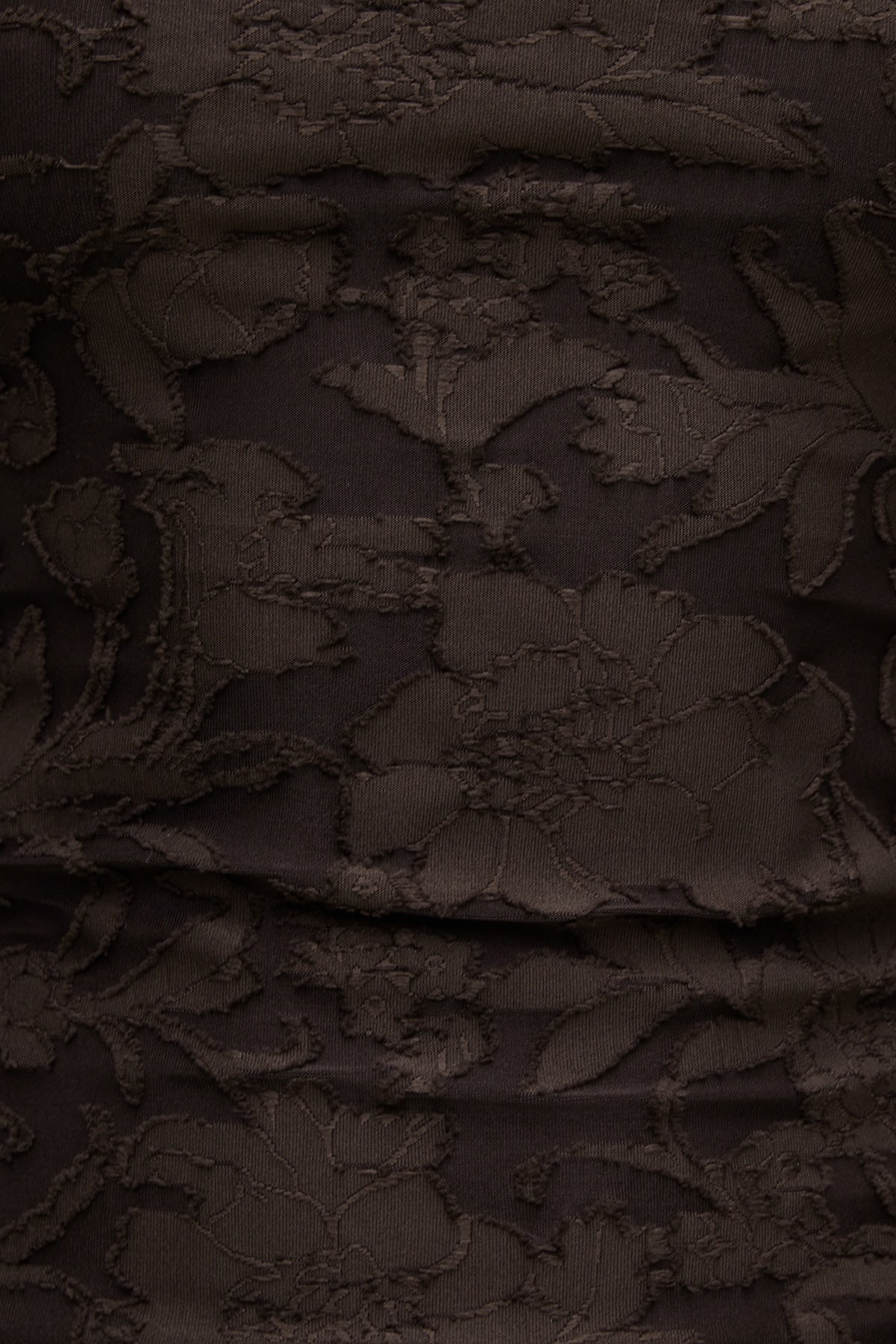 Dynamite Store | Nola Jacquard Long Sleeve Top Brown