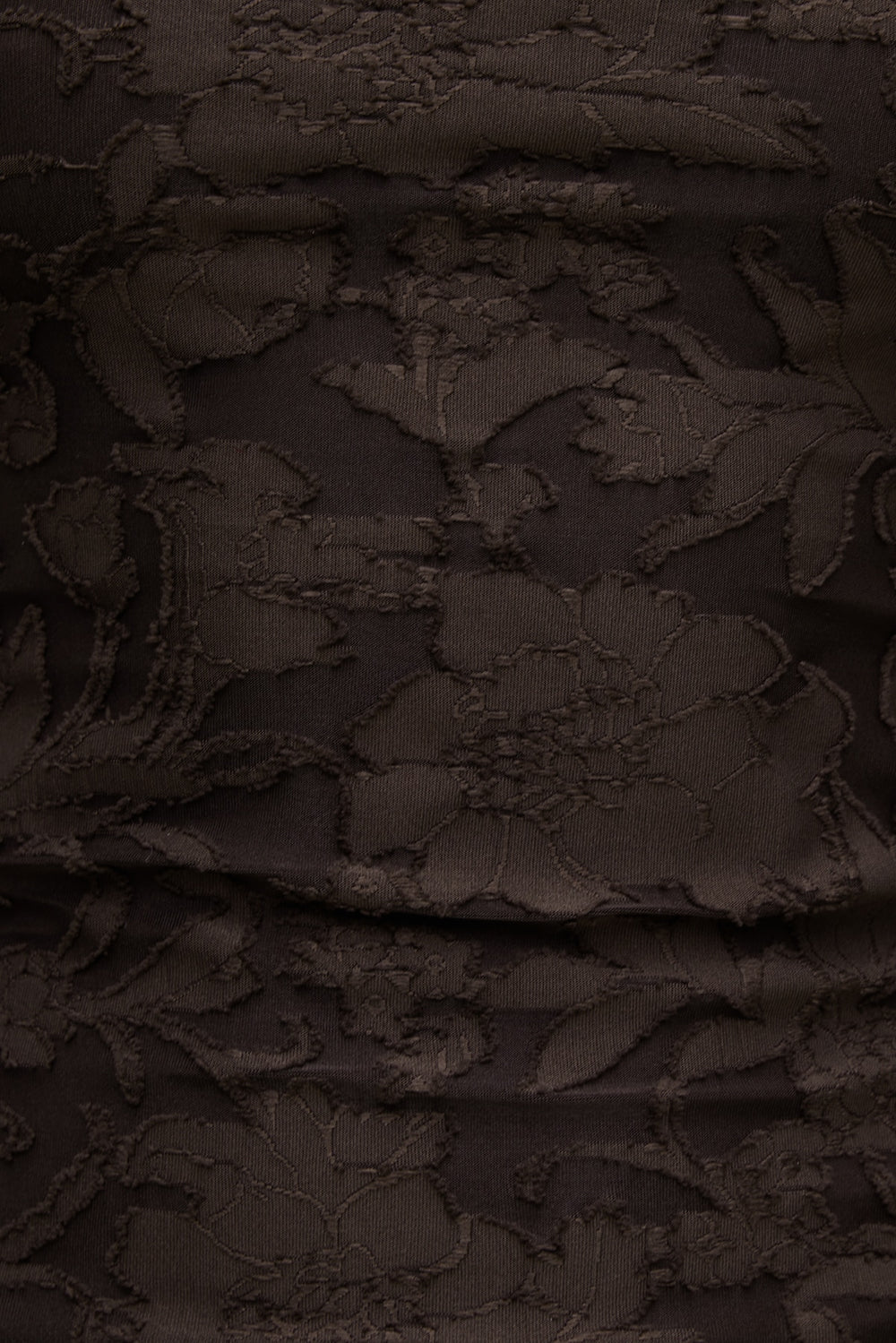 Dynamite Store | Nola Jacquard Long Sleeve Top Brown