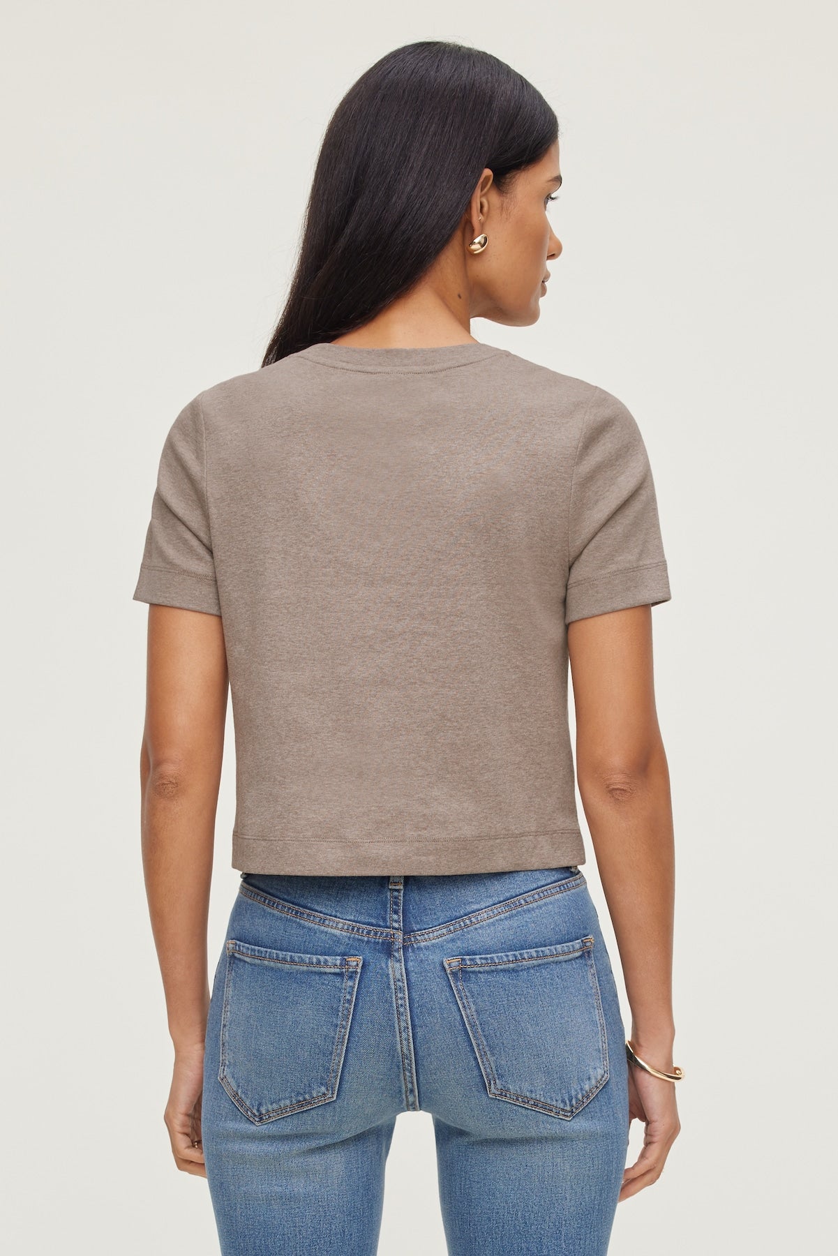 Dynamite Website Shop | Everyday Cotton T Shirt Brown