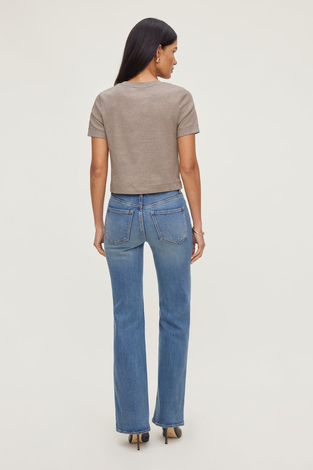 Dynamite Website Shop | Everyday Cotton T Shirt Brown