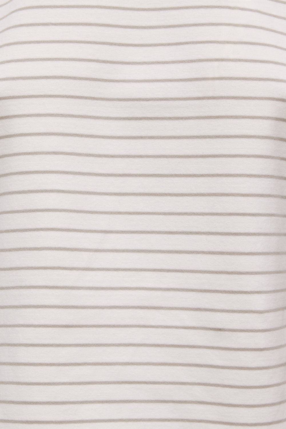 Dynamite On Sale | Everyday Striped Heavy Cotton T Shirt Beige
