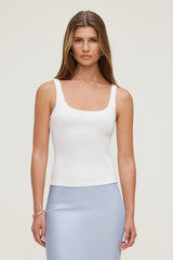 Dynamite Online | Scoop Neck Tank Top White