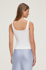 Dynamite Online | Scoop Neck Tank Top White