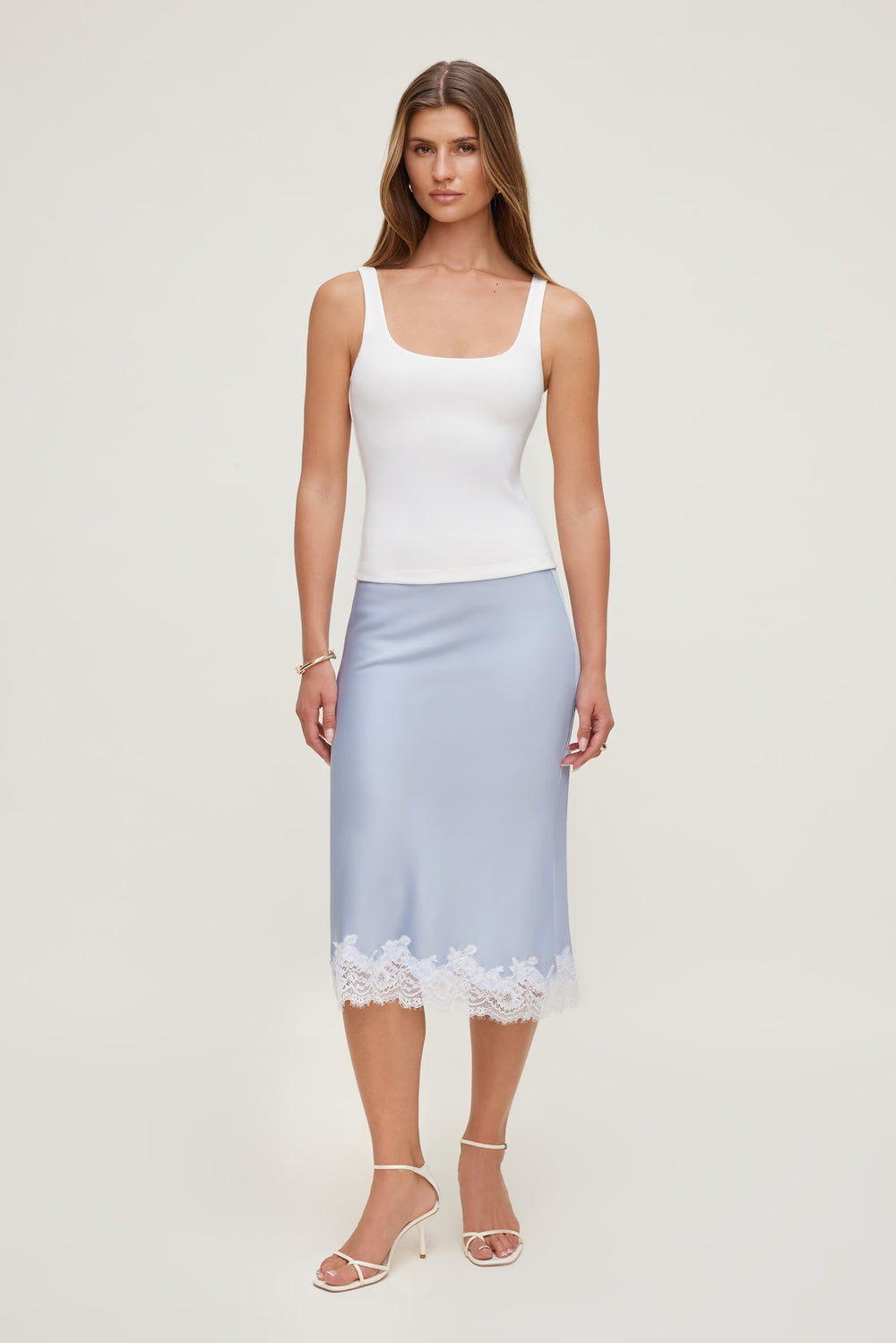 Dynamite Online | Scoop Neck Tank Top White