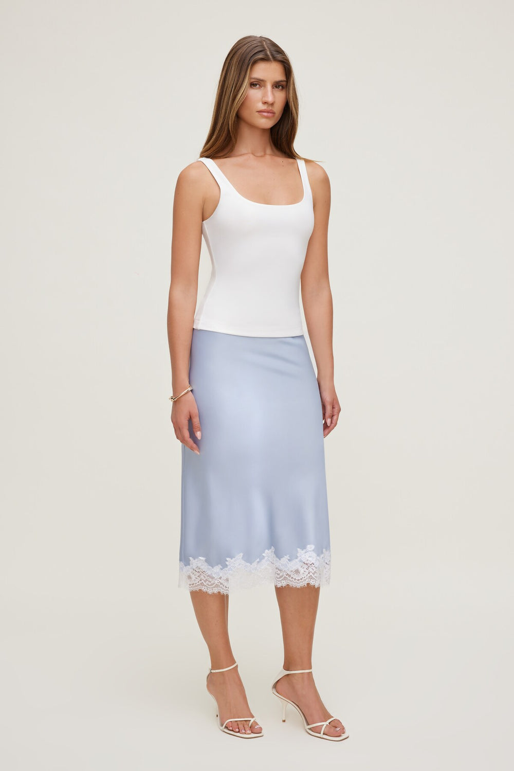 Dynamite Online | Scoop Neck Tank Top White