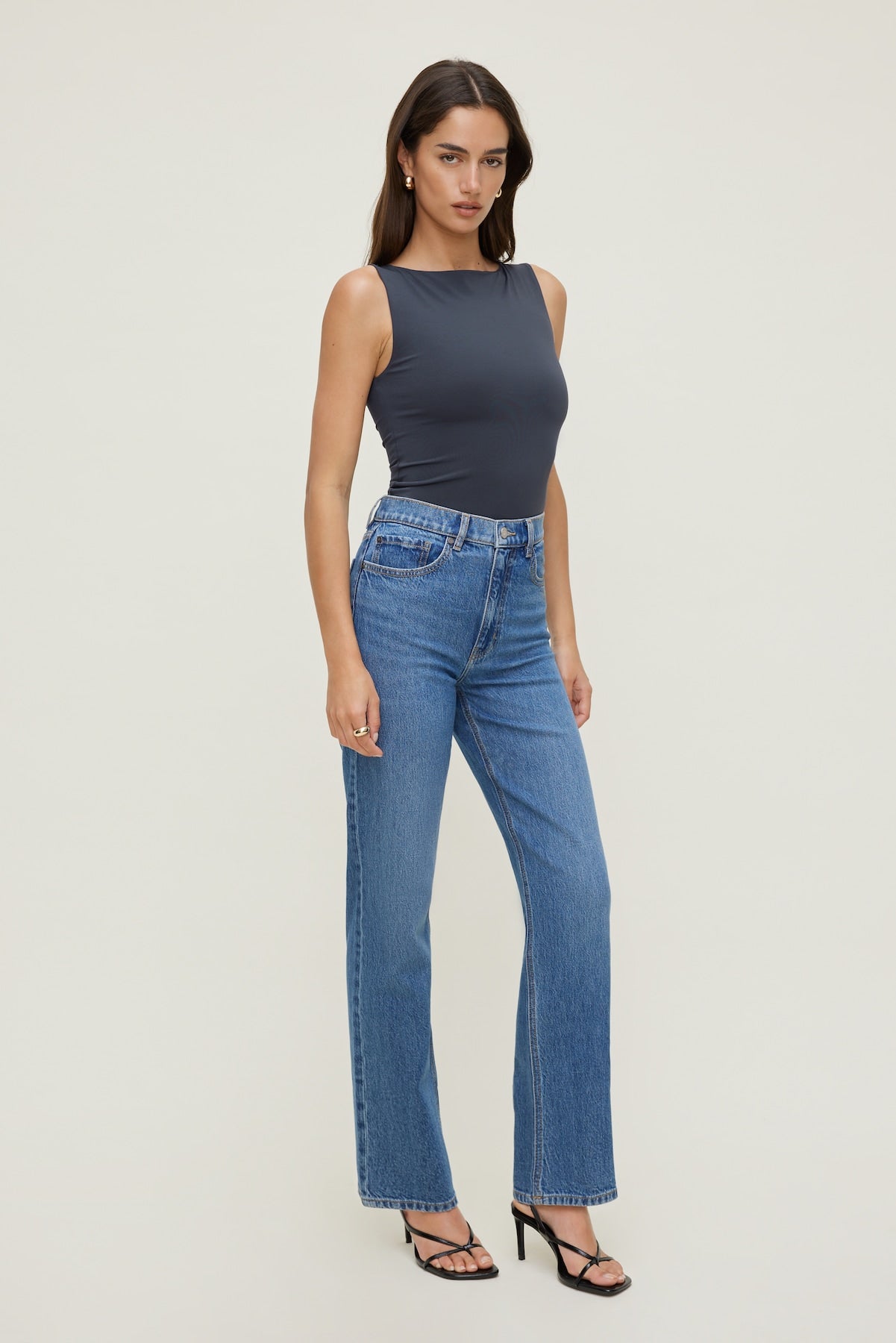 Dynamite US | Nola Sculpt Tank Top Blue