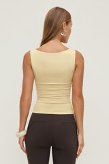 Dynamite On Sale | Nola Sculpt Tank Top Yellow