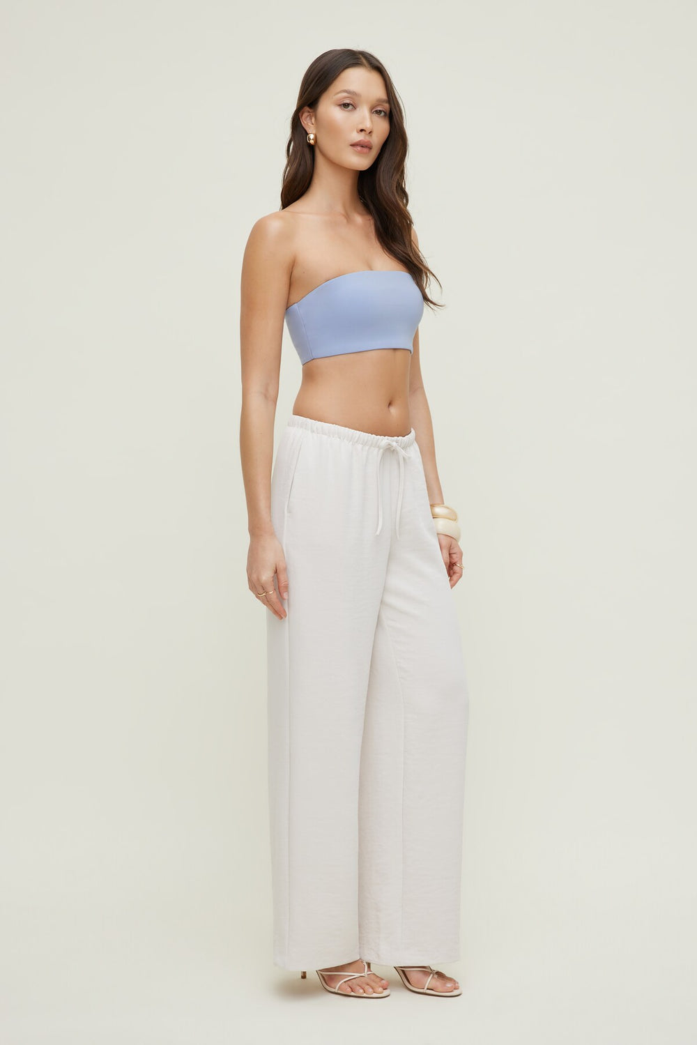 Dynamite Online | Sculpt Bandeau Bra Blue