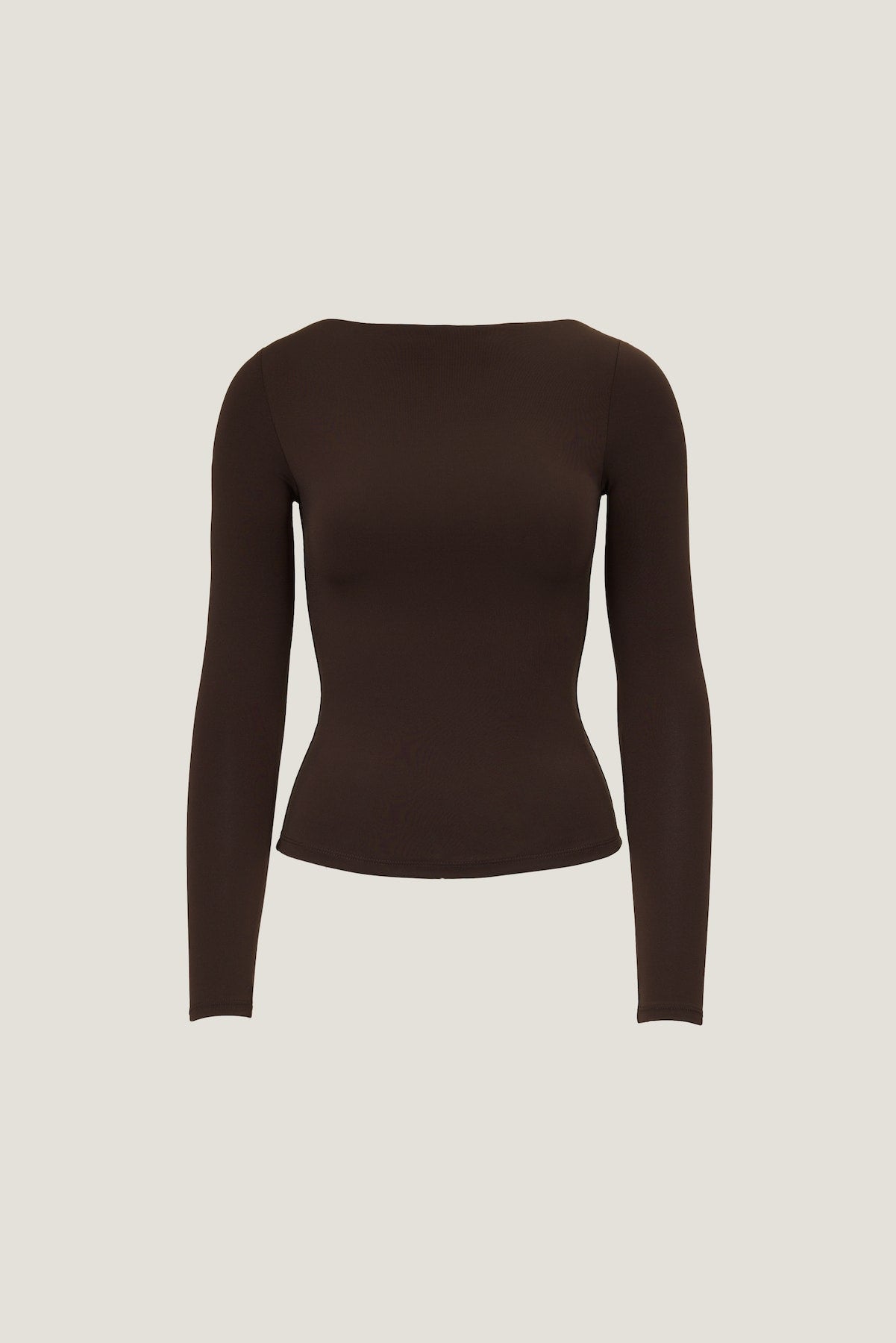 Dynamite Discount | Nola Sculpt Long Sleeve Top Brown