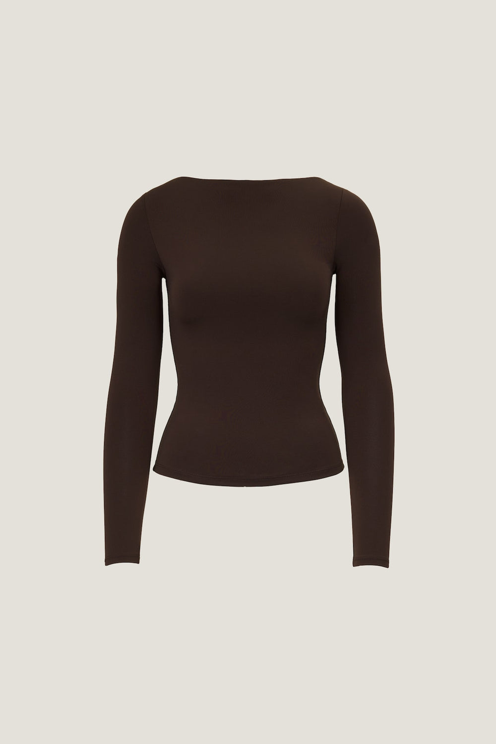 Dynamite Discount | Nola Sculpt Long Sleeve Top Brown