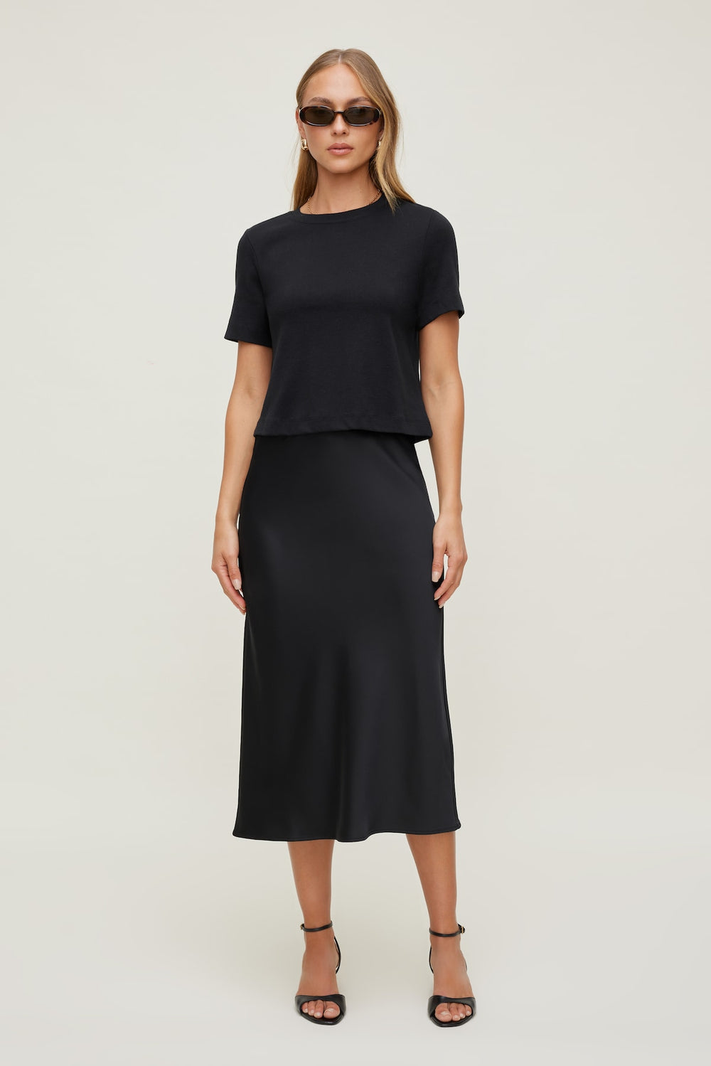 Dynamite Outlet | Everyday Cotton T Shirt Black