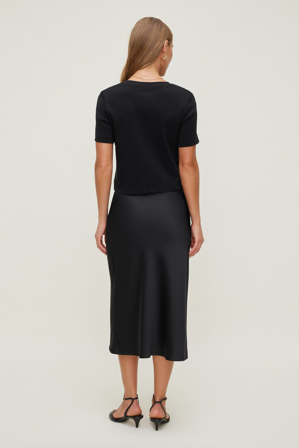 Dynamite Outlet | Everyday Cotton T Shirt Black