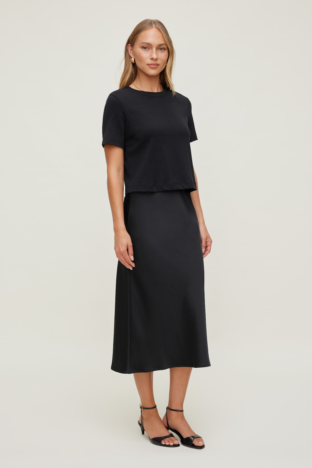 Dynamite Outlet | Everyday Cotton T Shirt Black