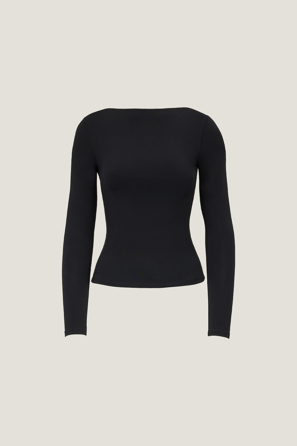 Dynamite Website Shop | Nola Sculpt Long Sleeve Top Black