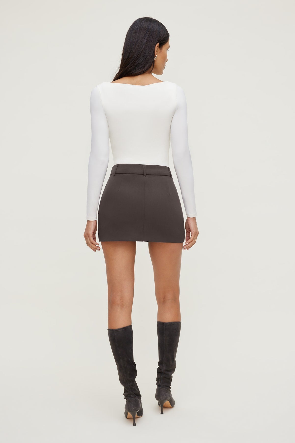 Dynamite On Sale | Nola Sculpt Long Sleeve Top Beige