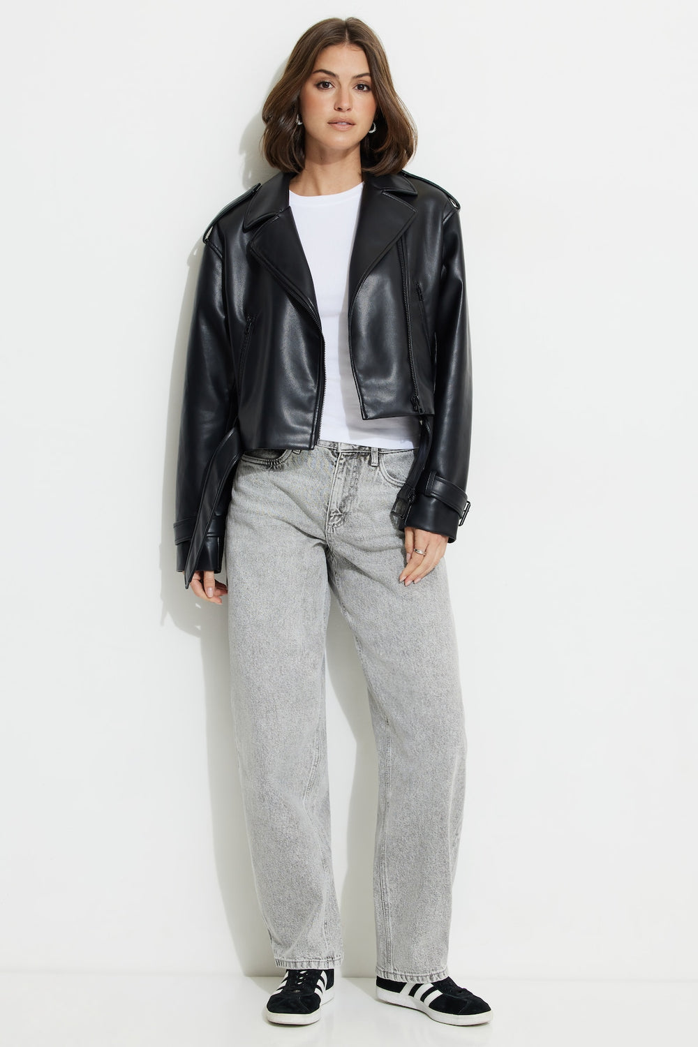 Dynamite Online | Tedi Ribbed Long Sleeve T Shirt White