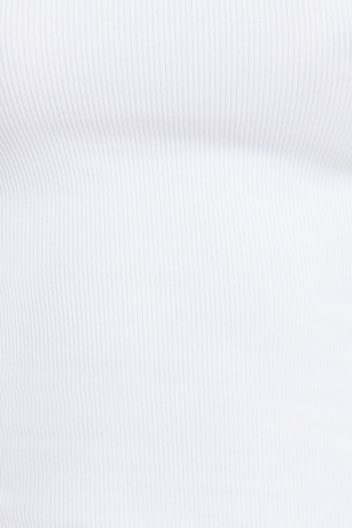 Dynamite Online | Tedi Ribbed Long Sleeve T Shirt White