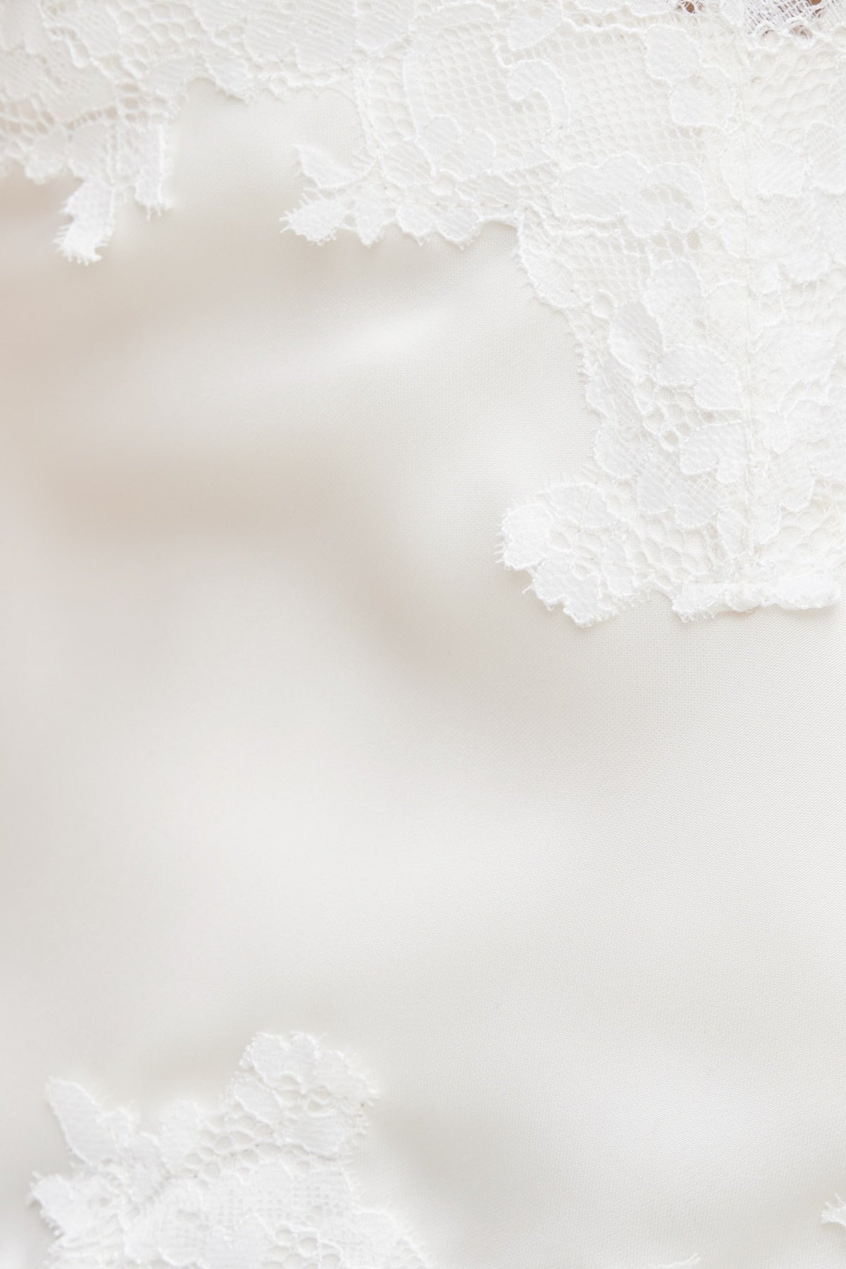 Dynamite Website Shop | Lace Trim Satin Cami Top Beige