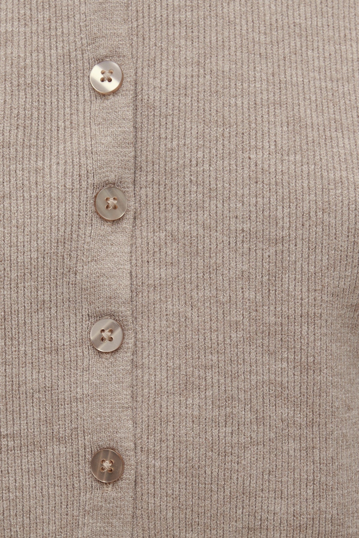 Dynamite Online | Sara Ribbed Cinch Hem Cardigan Beige