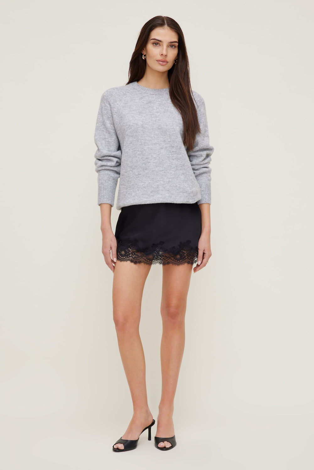 Dynamite US | Rory Oversized Sweater Gray