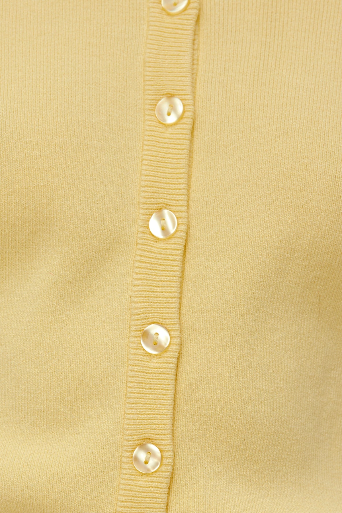 Dynamite On Sale | Rebecca Crewneck Cardigan Yellow