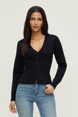 Dynamite Store | Cinched Waist Cardigan Black