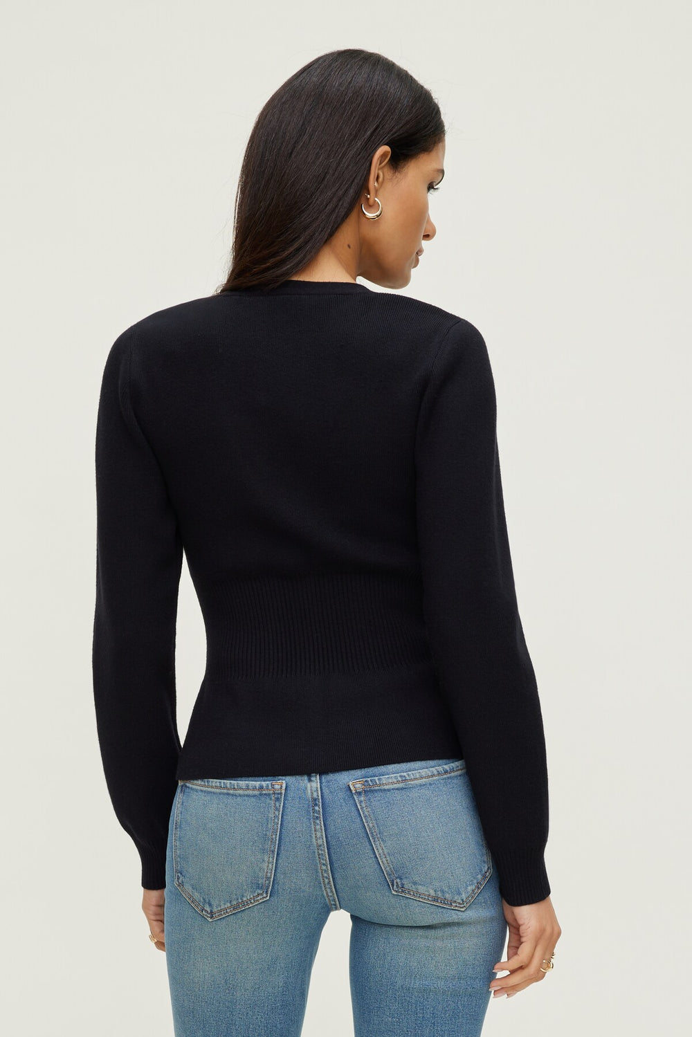 Dynamite Store | Cinched Waist Cardigan Black