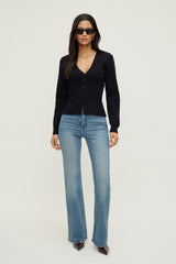 Dynamite Store | Cinched Waist Cardigan Black