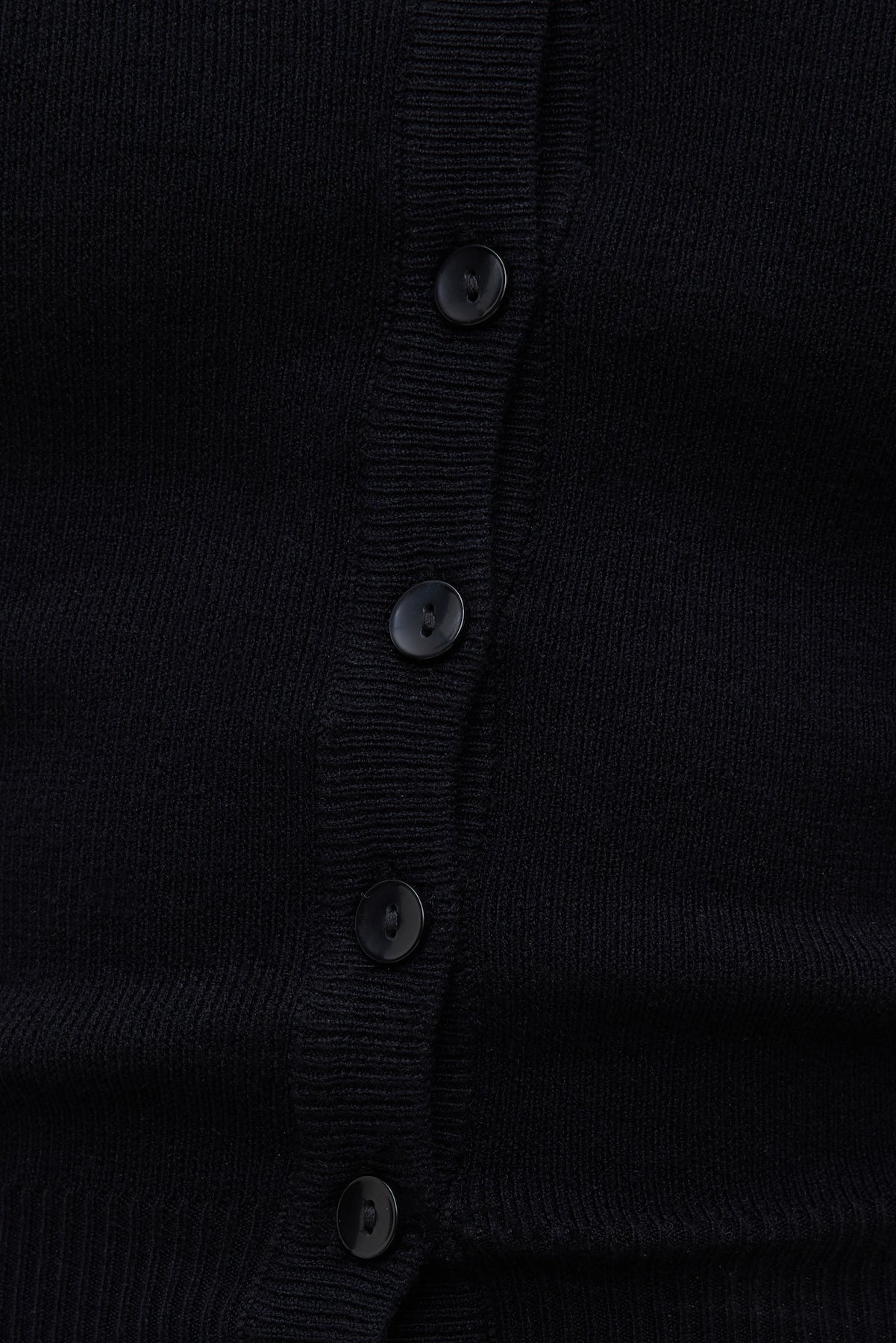 Dynamite Outlets | Rebecca Crewneck Cardigan Black