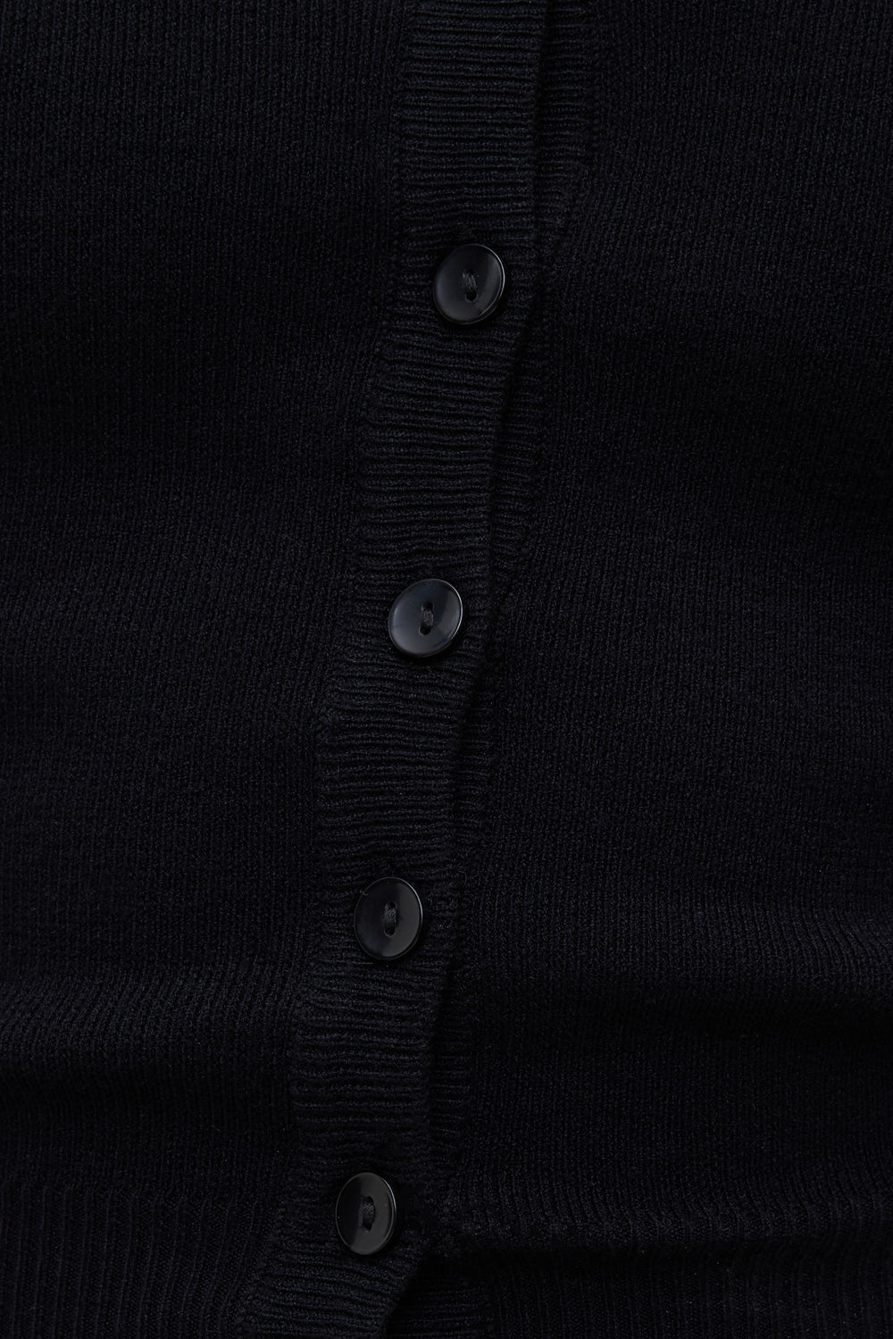 Dynamite Outlets | Rebecca Crewneck Cardigan Black