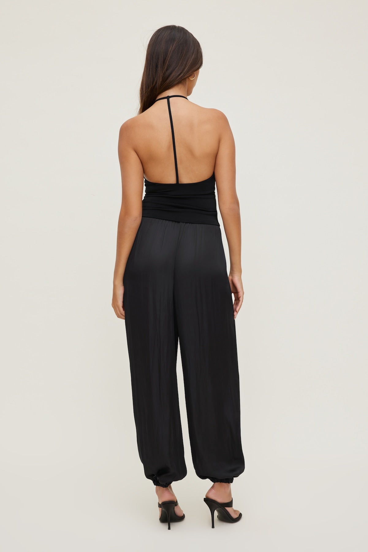 Dynamite Outlet | Satin Balloon Pants Black