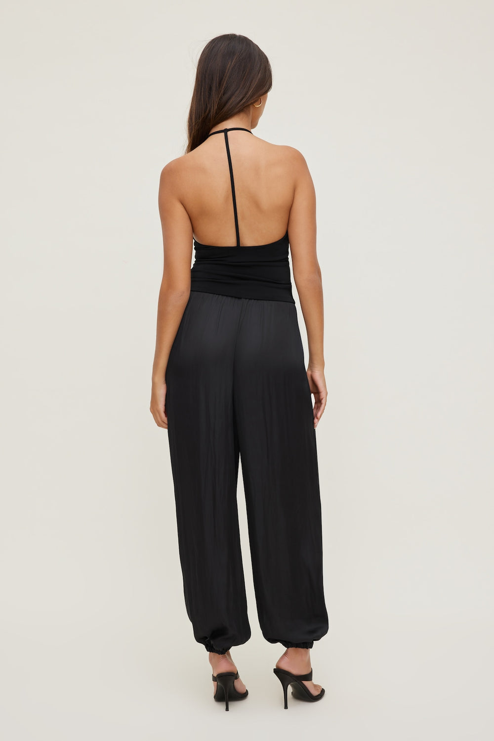 Dynamite Outlet | Satin Balloon Pants Black
