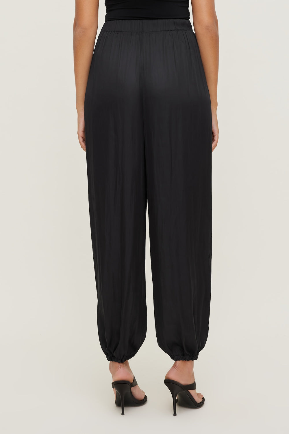 Dynamite Outlet | Satin Balloon Pants Black