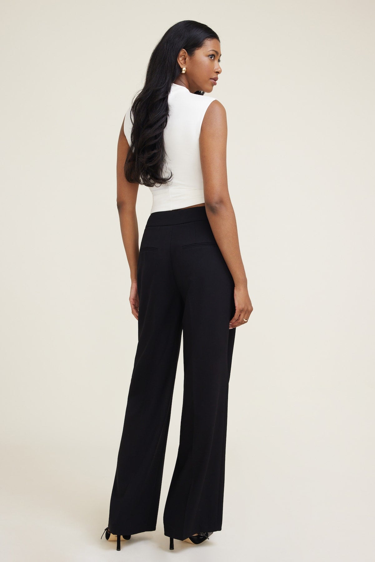 Dynamite Store | Yasmin Straight Leg Pants Black