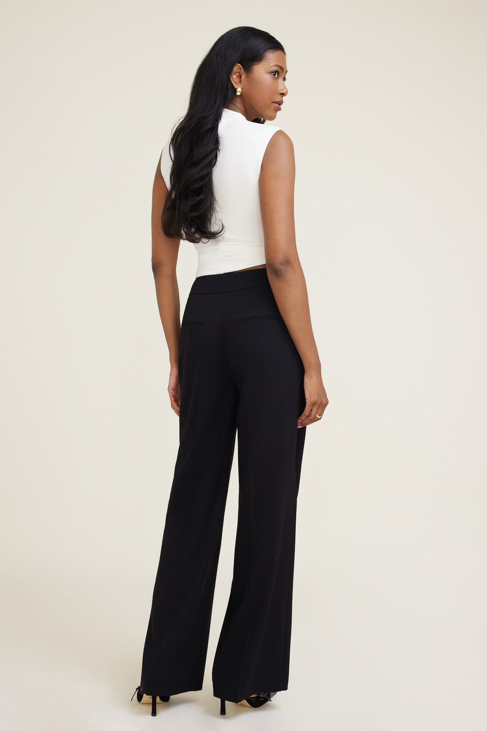 Dynamite Store | Yasmin Straight Leg Pants Black