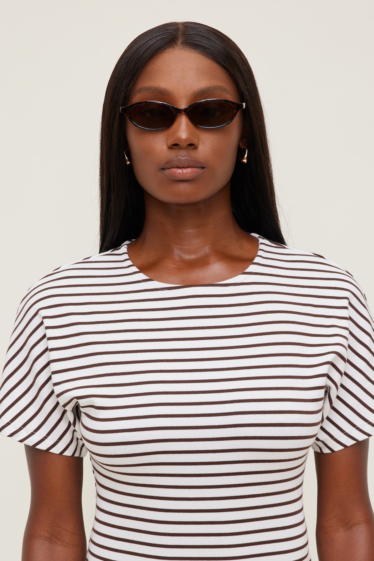 Dynamite Outlets | LE SPECS | Duskfall Oval Sunglasses Brown